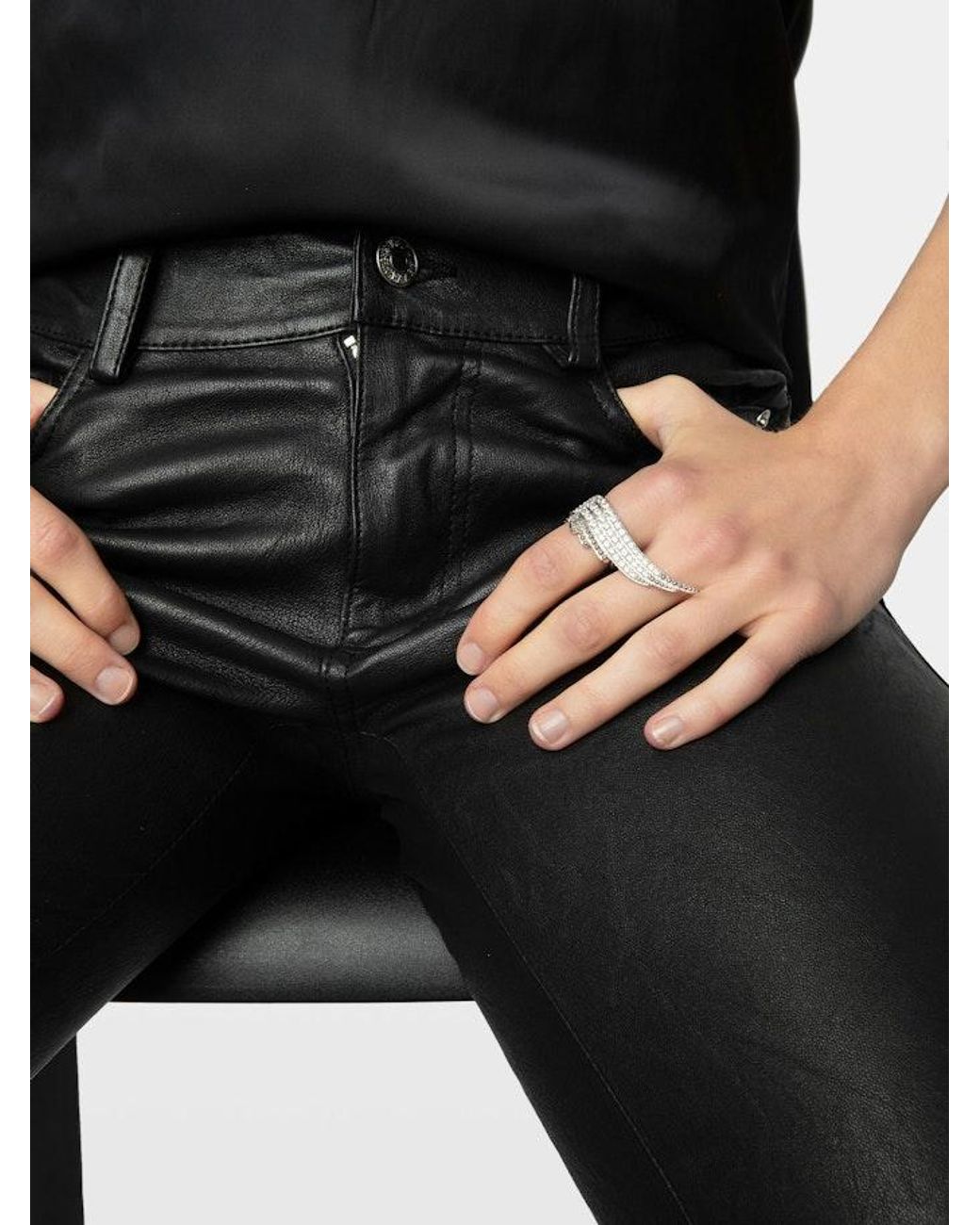 Zadig & Voltaire Metallic Rock Spread Your Wings Ring