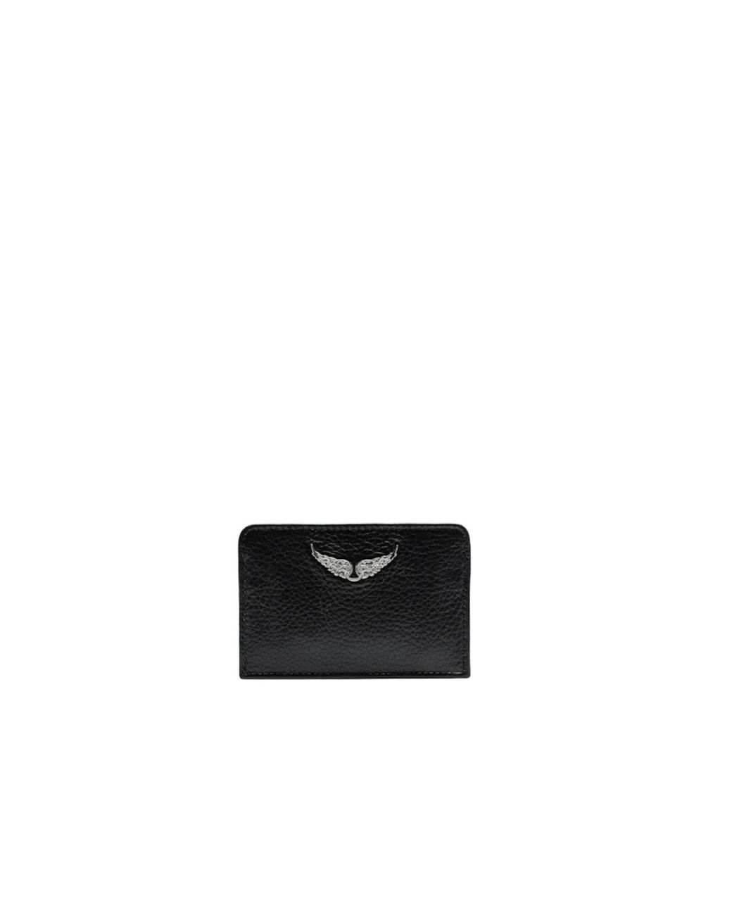 Zadig & Voltaire Black Zv Pass Card Holder