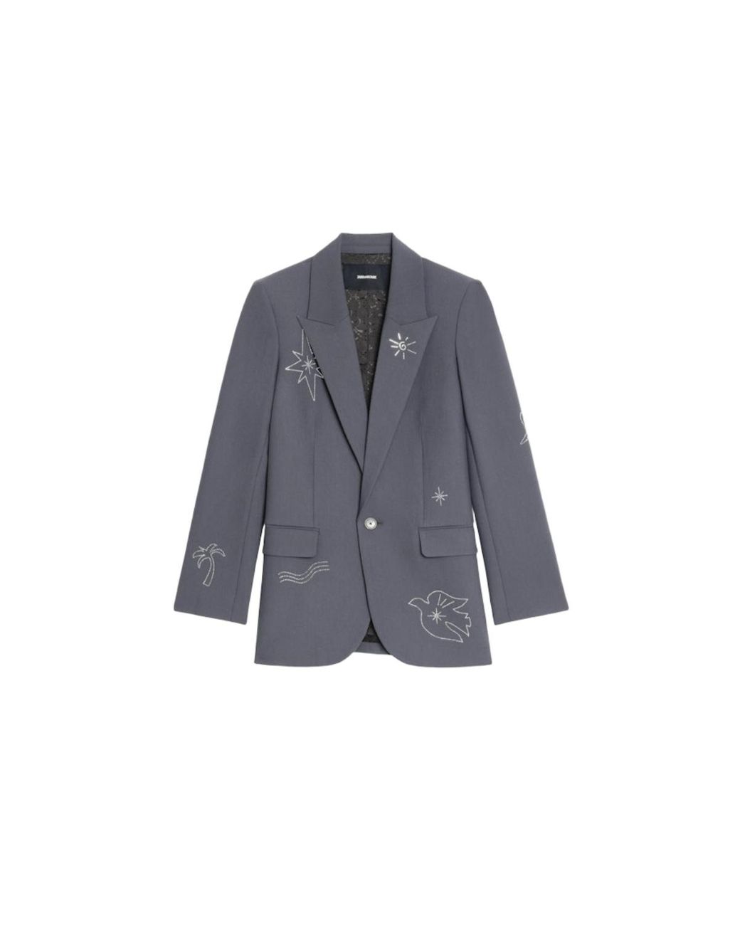 Zadig & Voltaire Blue Vival Blazer