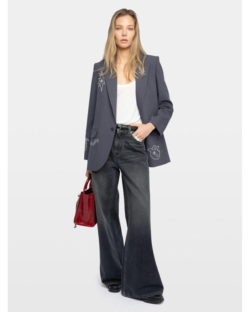 Zadig & Voltaire Blue Vival Blazer