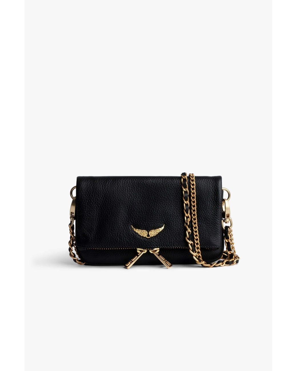 Zadig & Voltaire Rock Nano Clutch in Black Lyst