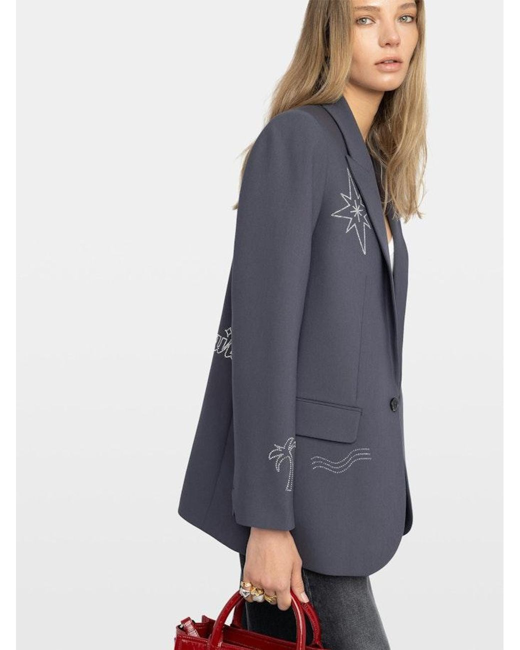 Zadig & Voltaire Blue Vival Blazer