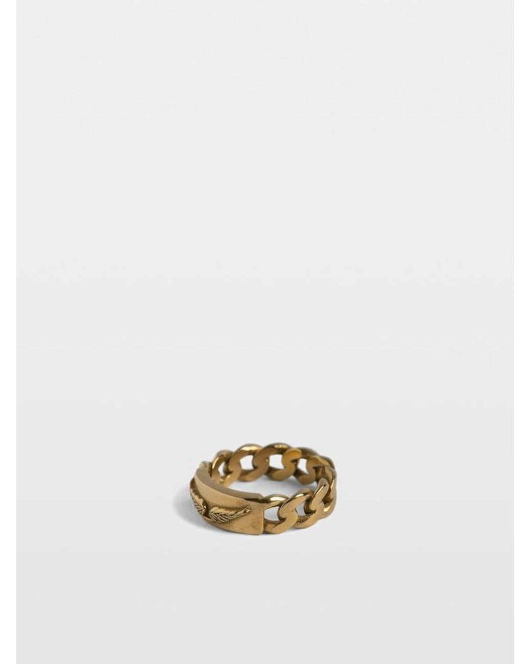 Zadig & Voltaire Metallic Chain Ring
