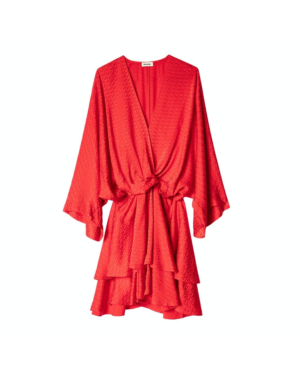 Robe soie hailey jac zv Zadig & Voltaire en coloris Rouge | Lyst