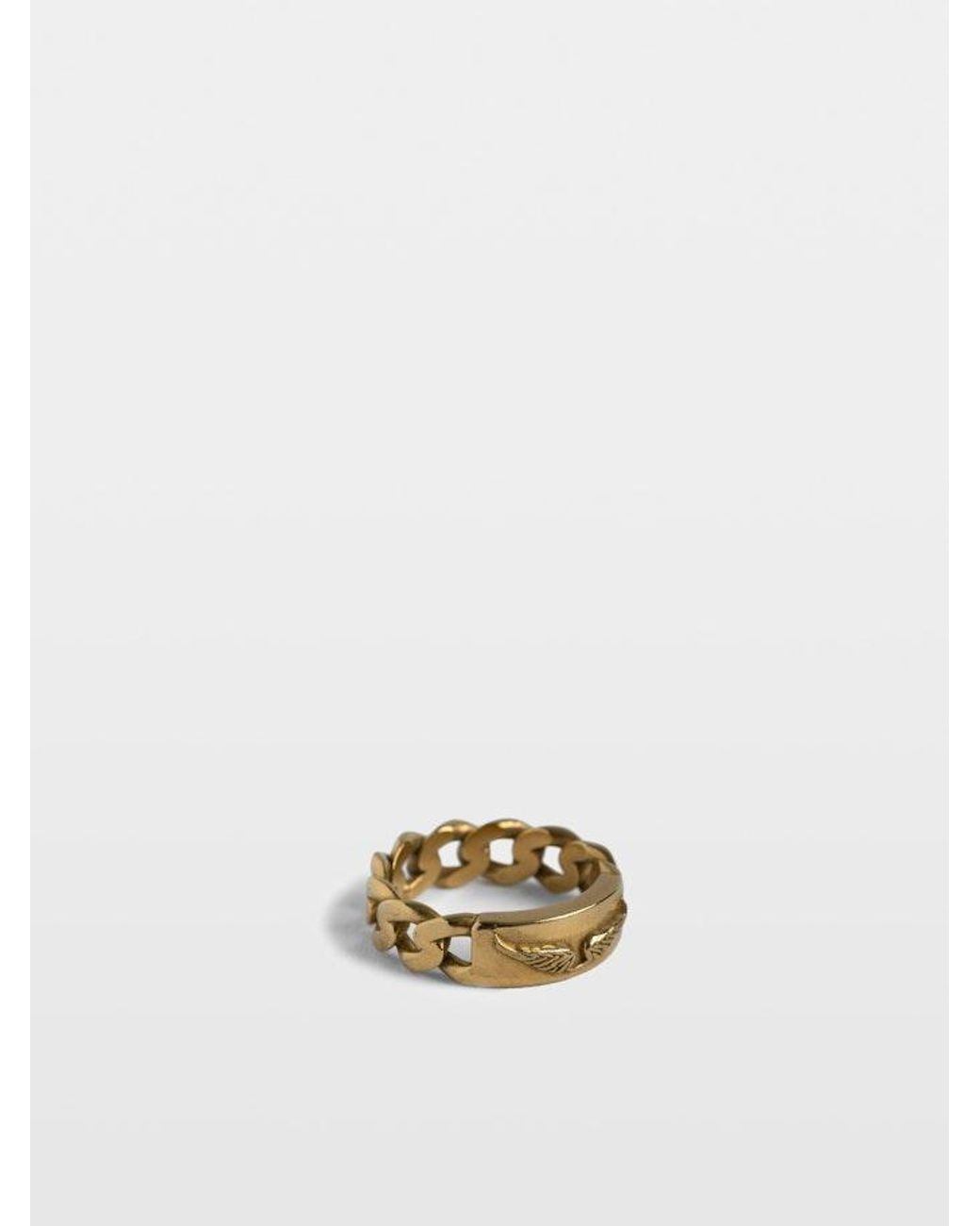 Zadig & Voltaire Metallic Chain Ring