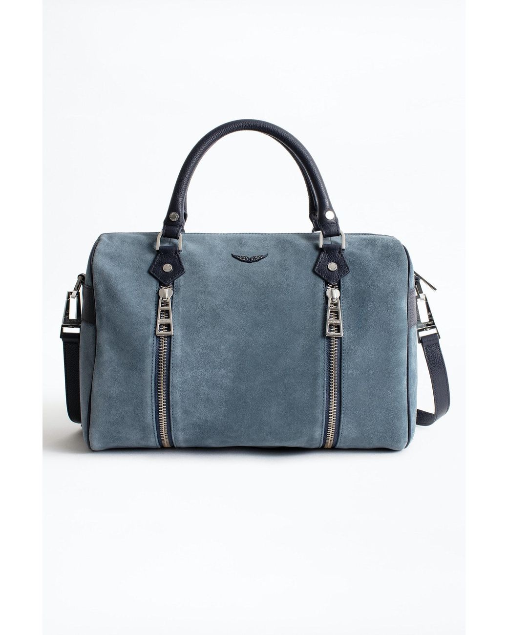 Sac Sunny Medium Suede Zadig & Voltaire en coloris Bleu | Lyst