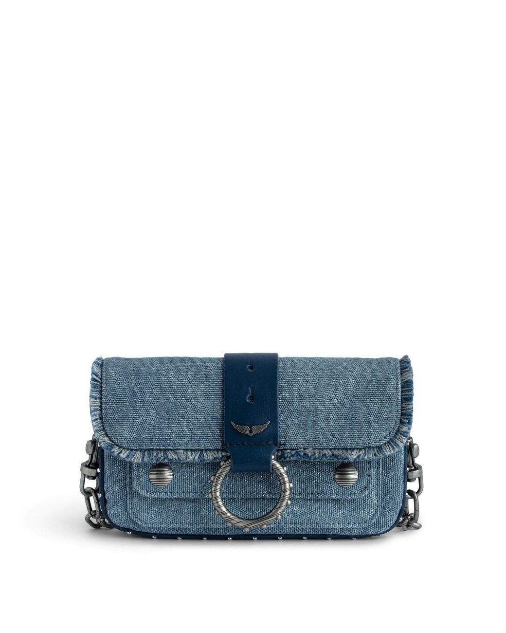 Sac Kate Sac En Jean Zadig Et Voltaire Sac Kate Wallet Denim Zadig