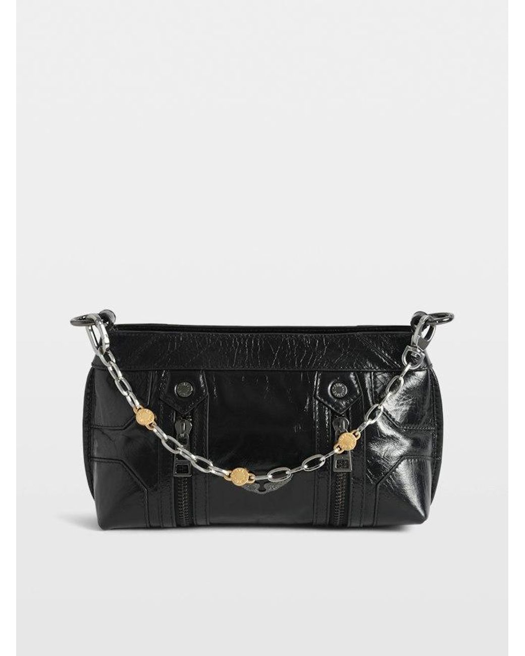 Zadig & Voltaire White Chain Shoulder Strap