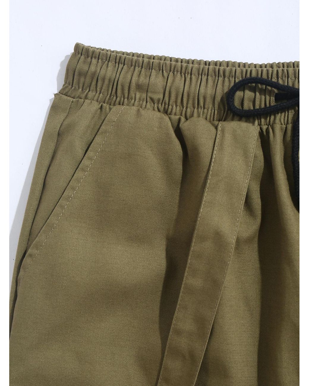 Zaful Drawstring Suspender Baggy Cargo Pants in Green for Men | Lyst