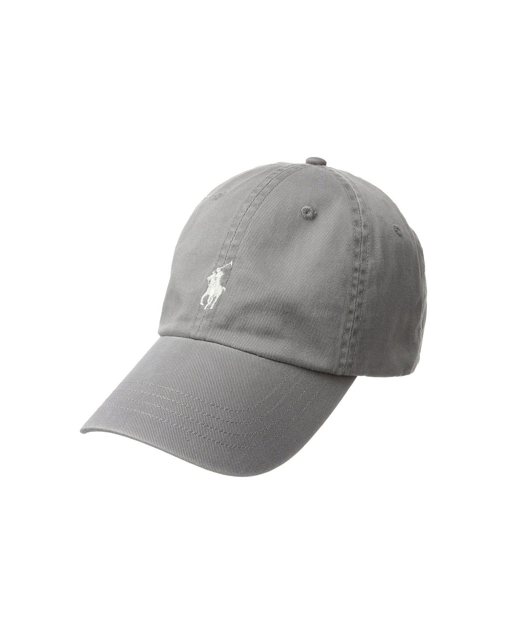 Polo Ralph Lauren Cotton Chino Classic Sport Cap (perfect Grey) Caps in  Gray for Men | Lyst