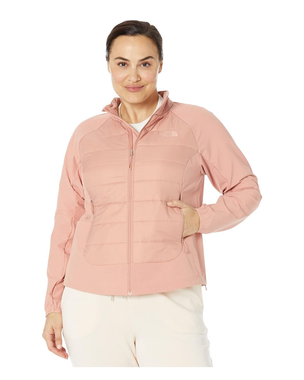 The North Face Fleece Plus Size Shelter Cove Hybrid Jacket in Pink Lyst
