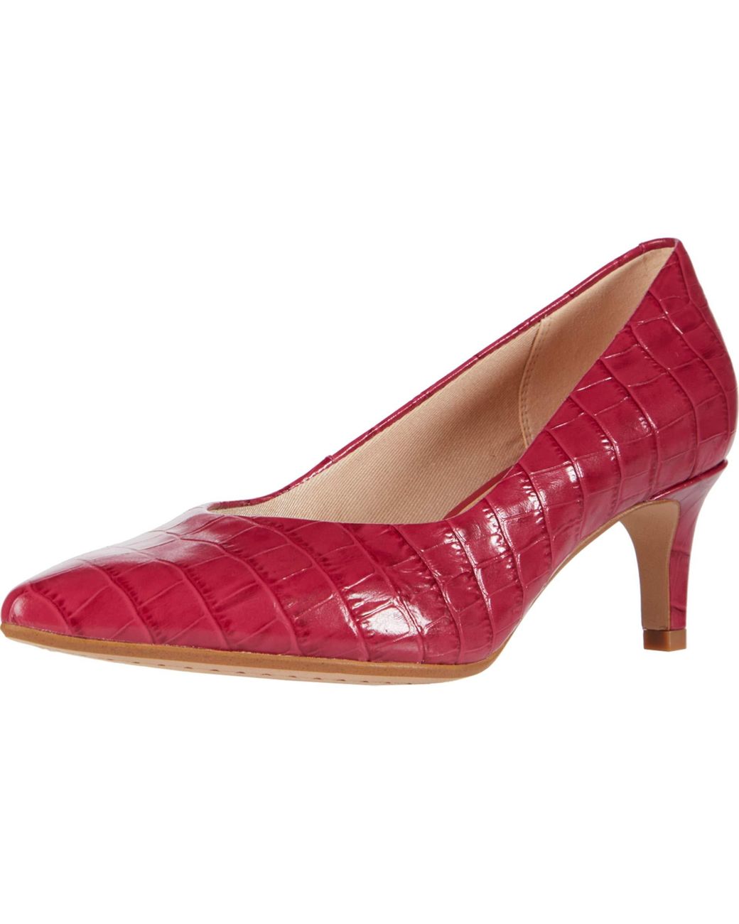 clarks pink court shoes
