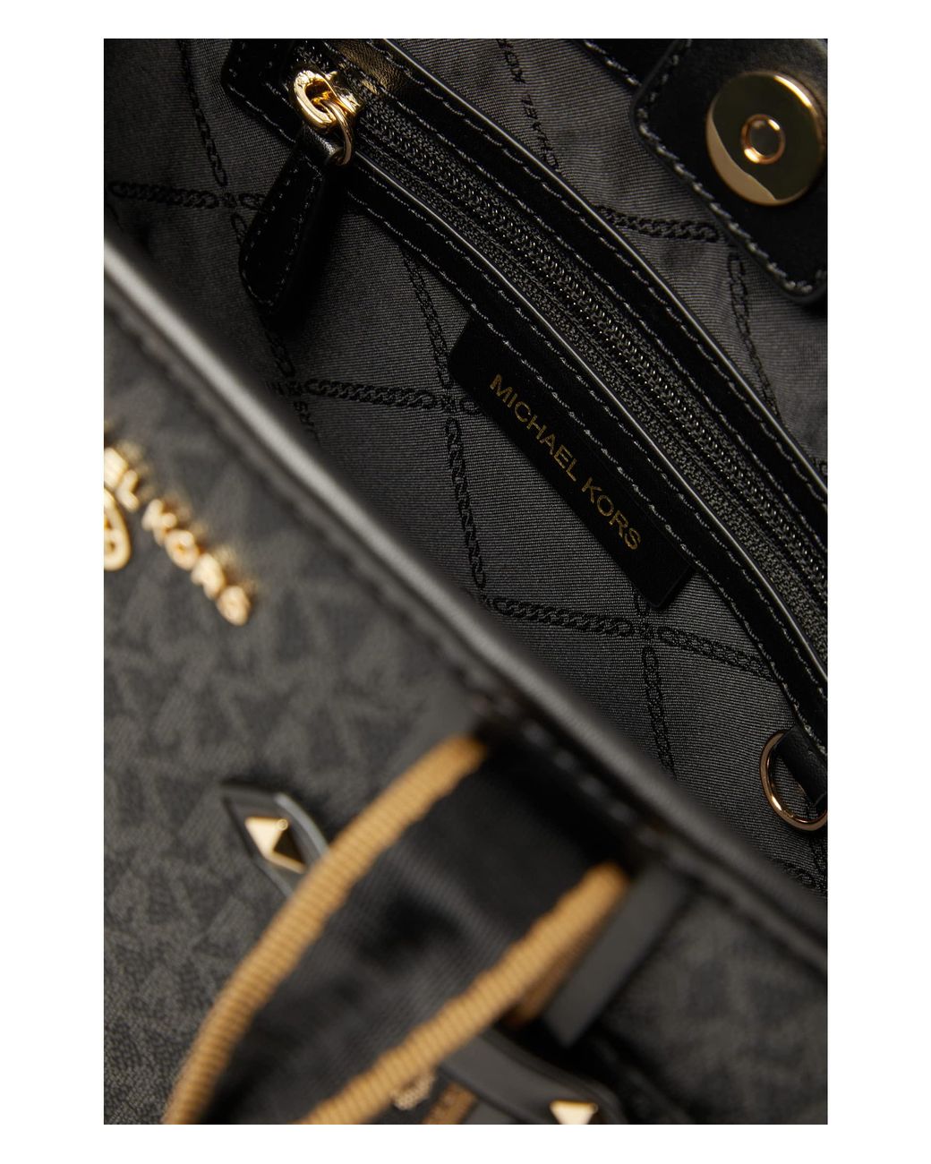 ☆MICHAEL KORS☆ MAEVE Small Tote 2wayバッグ BLACK/CREAM♪ Michael-Kors-Maeve-Logo-Small-