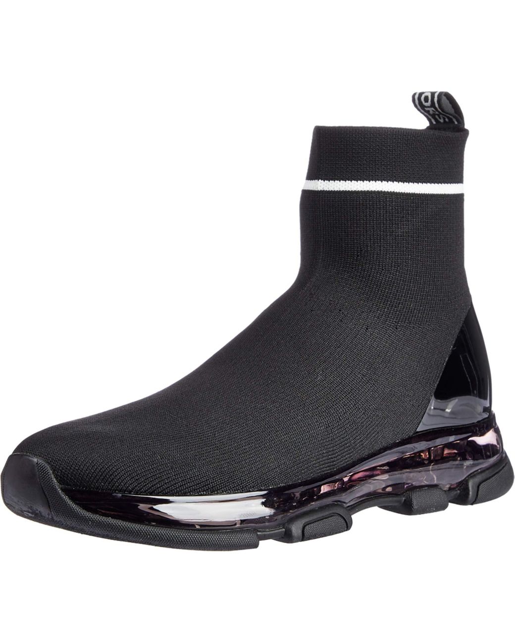 Michael Kors Kendra Stretch-knit Sock Sneaker in Black | Lyst