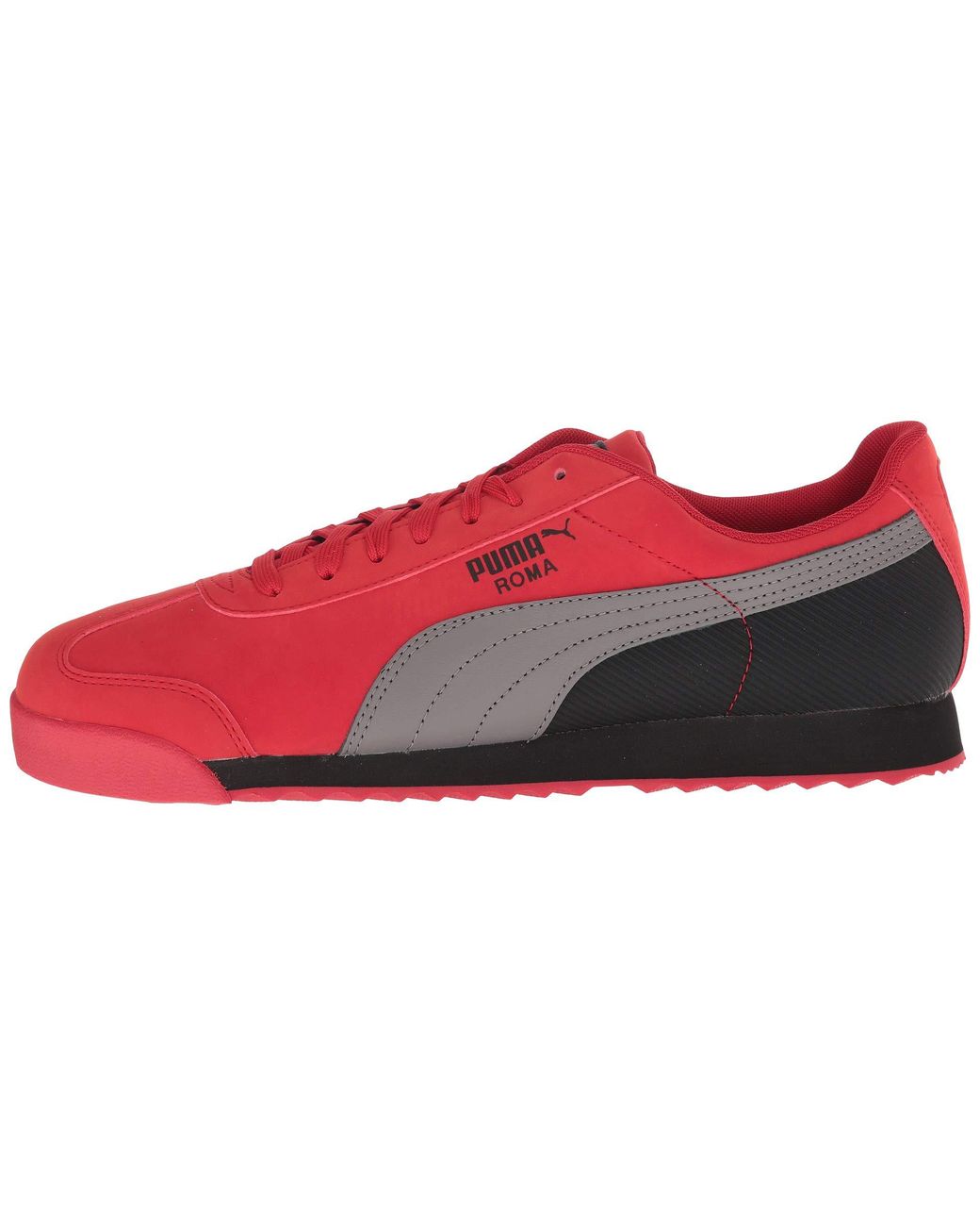 PUMA Roma Retro Nbk (ribbon Red/steel Gray/ Black) Shoes for Men | Lyst