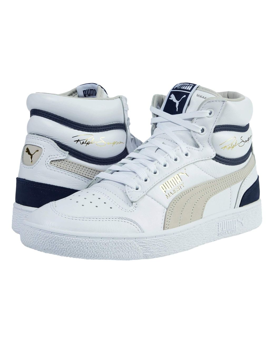 PUMA Leather Ralph Sampson Mid Og in White for Men - Lyst