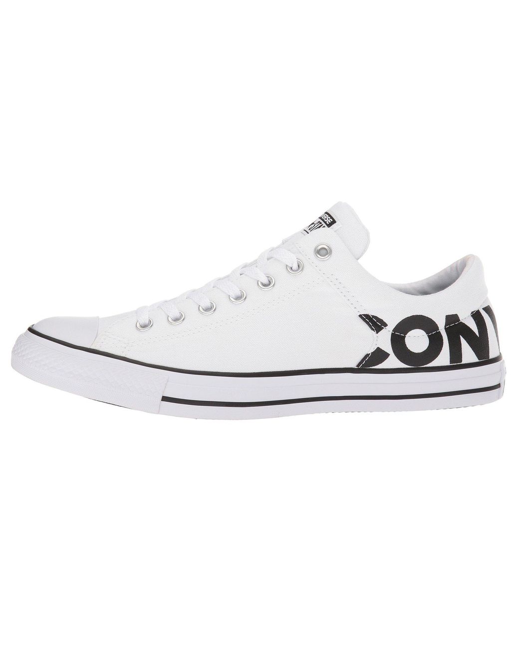 Converse Canvas Chuck Taylor® All Star® High Street Wordmark Ox in  White/Black/White (White) for Men | Lyst