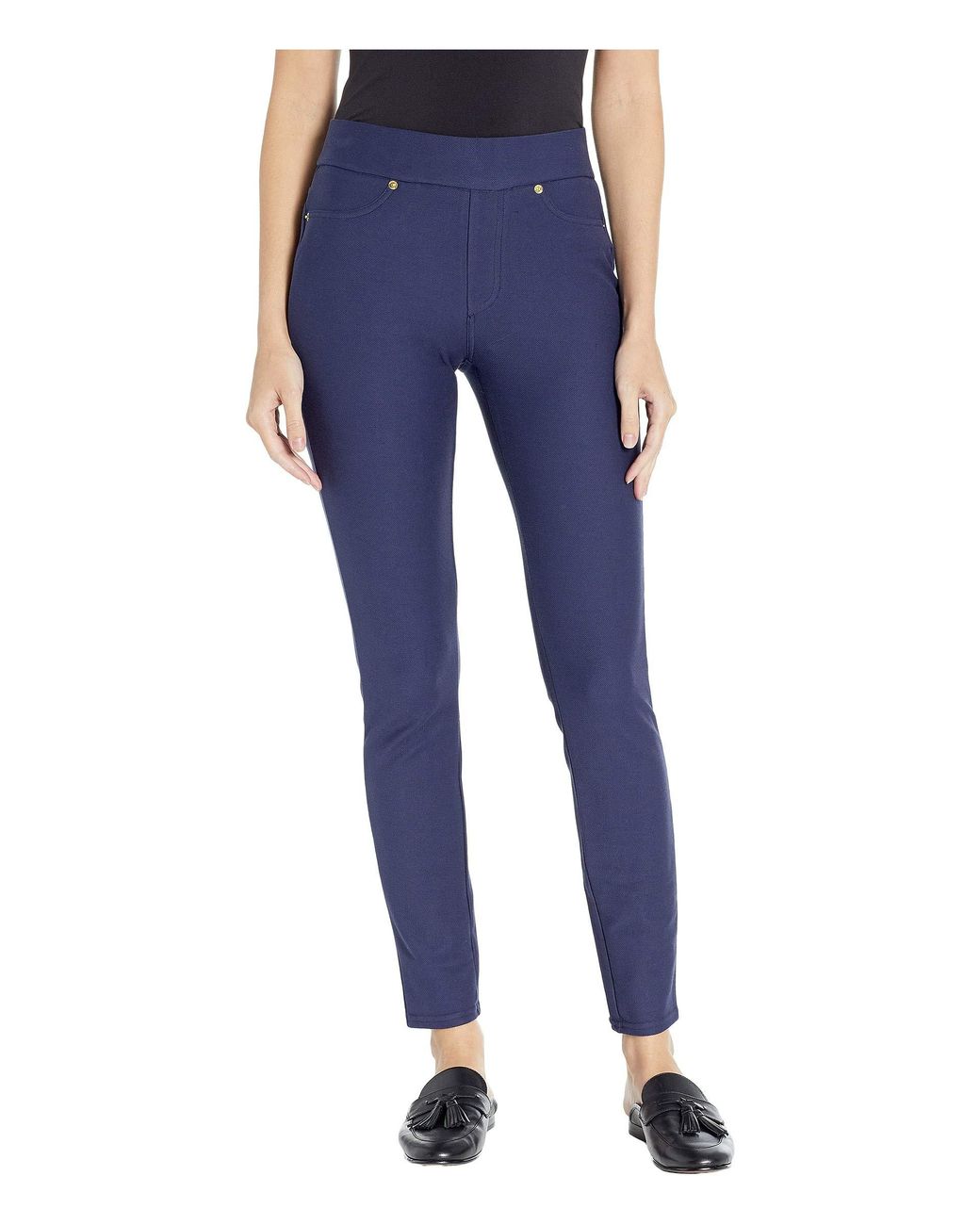 MICHAEL Michael Kors Solid Pull-on Leggings (true Navy) Women's Casual Pants  in Blue