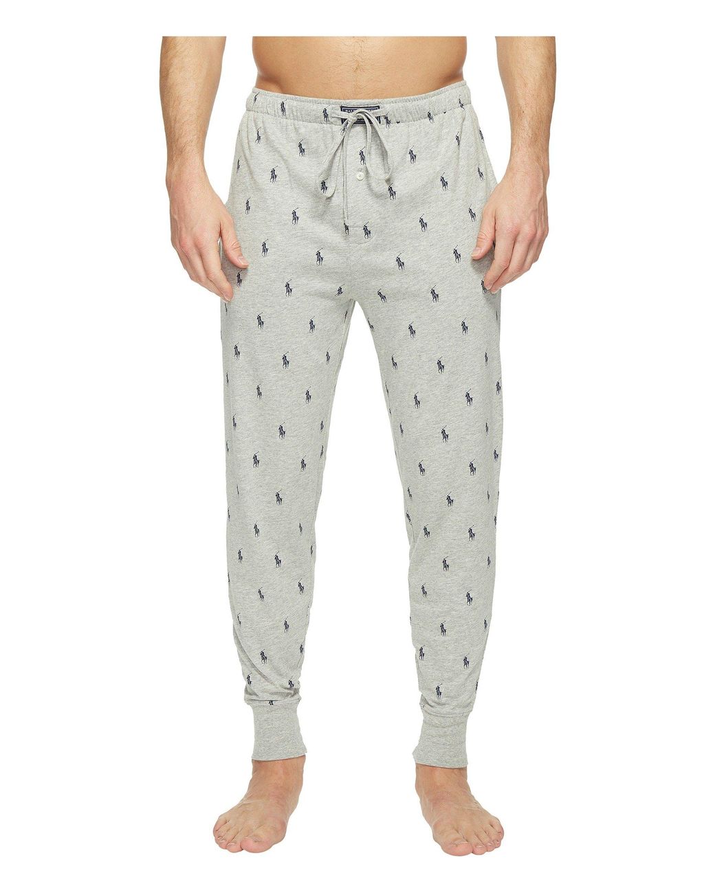 all over pony cotton jogger