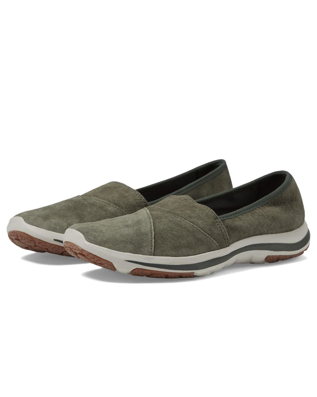 L.L. Bean Back Cove Stretch Slip ons Nubuck in Black Lyst