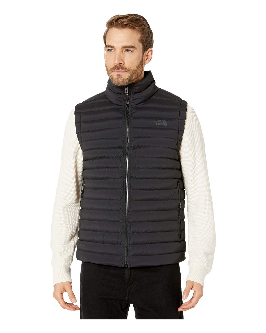 The North Face Goose Stretch Down Vest in Black for Men - Lyst