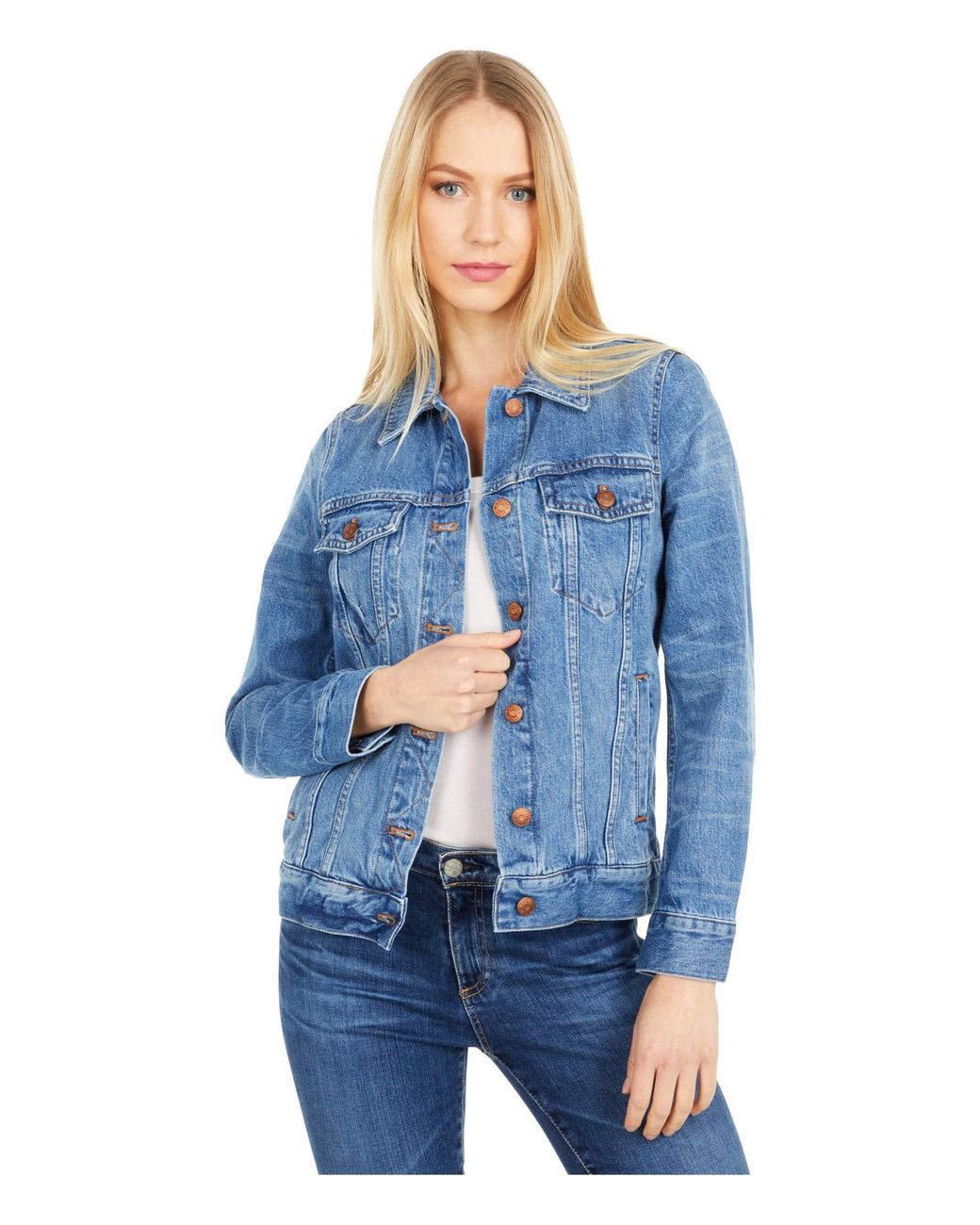 Madewell Cotton The Jean Jacket In 