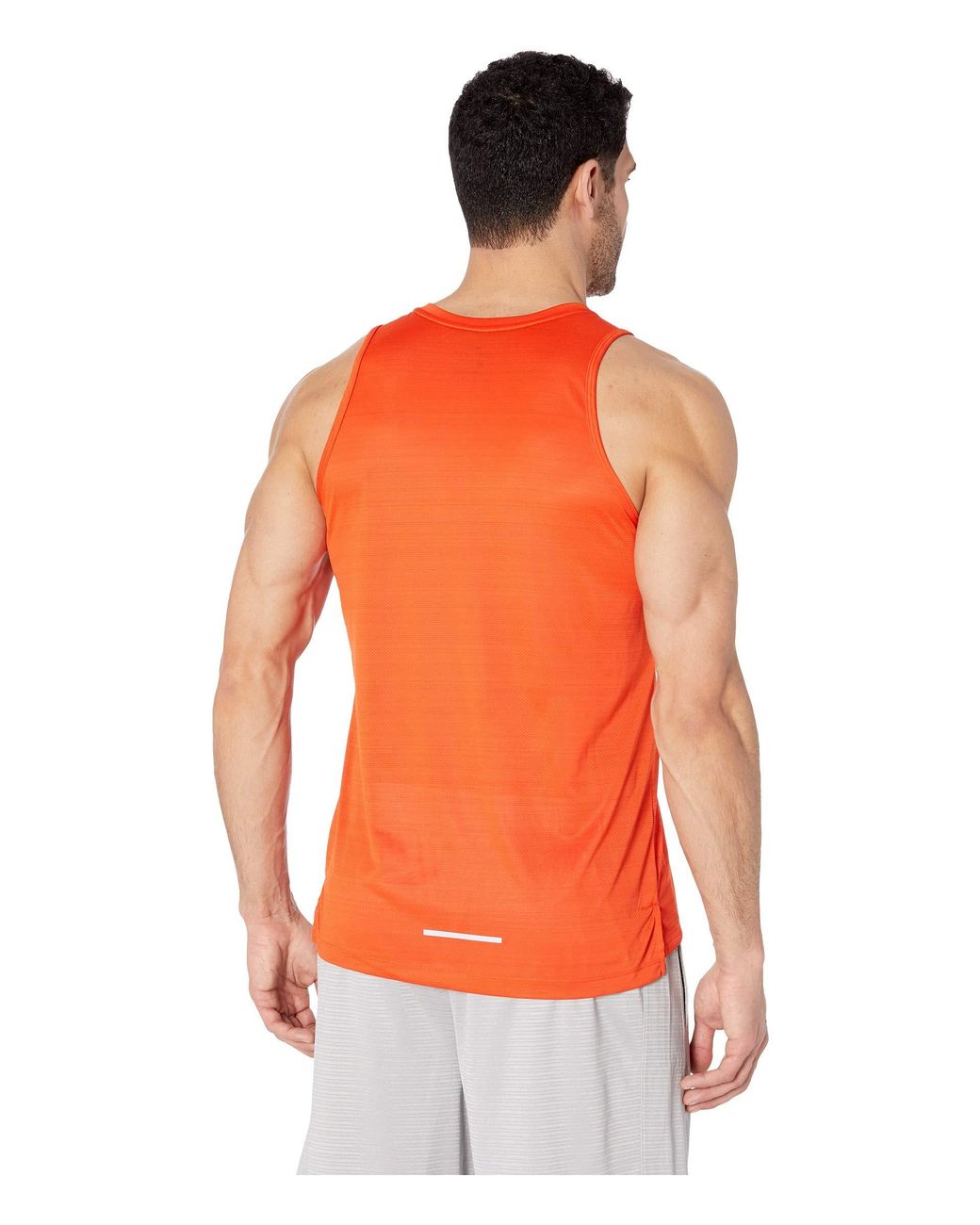Nike Dry Miler Tank Top (white/vast Grey/reflective Silver) Men's  Sleeveless in Orange for Men | Lyst