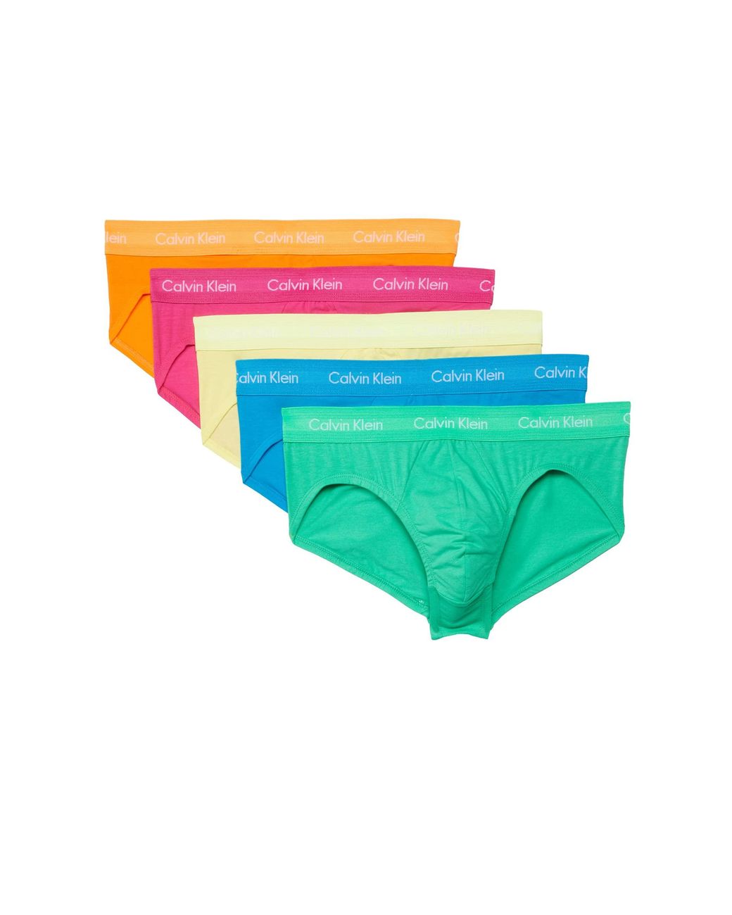 Calvin Klein Cotton Stretch 5-pack Pride Pack Hip Brief for Men