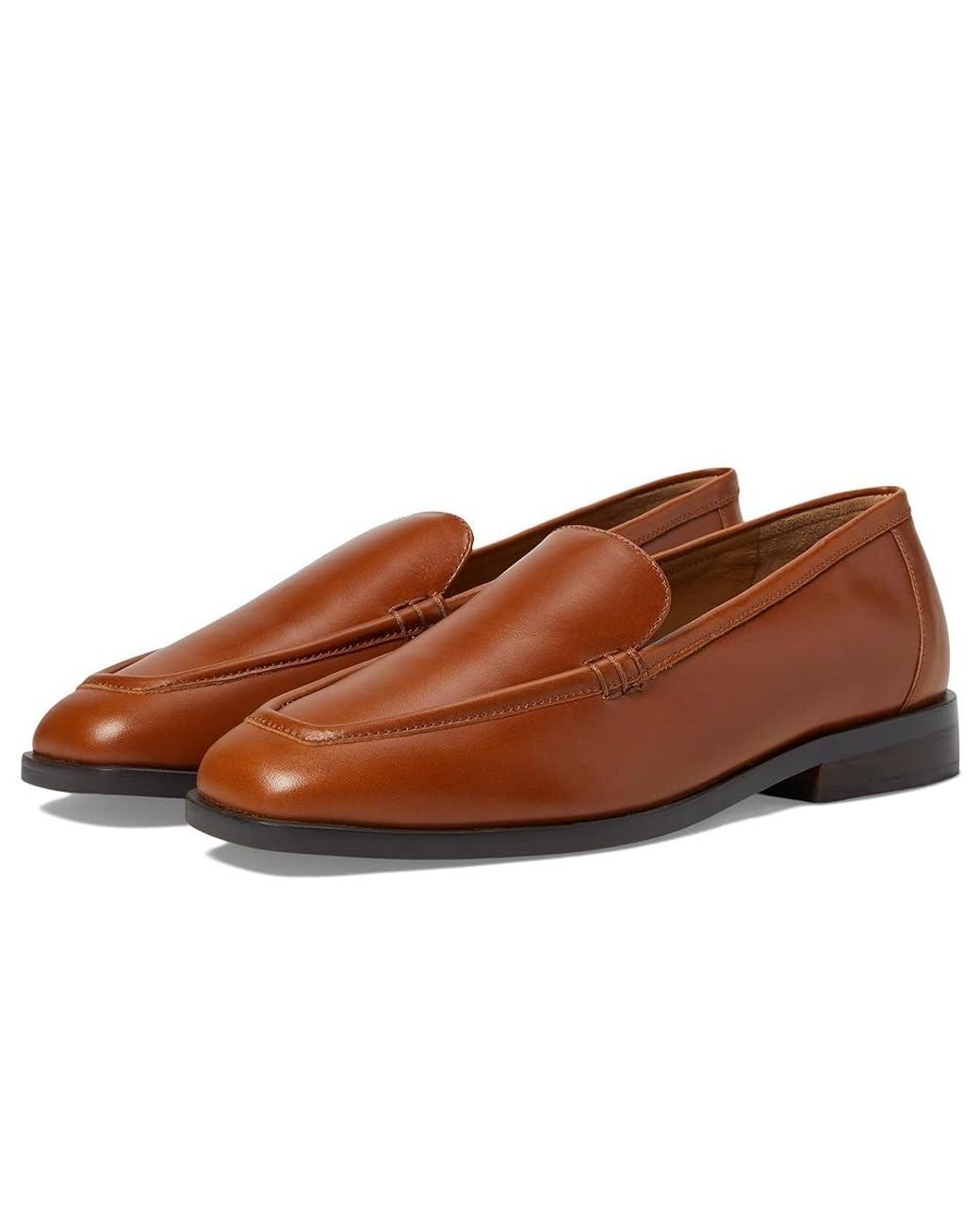 Madewell leather loafers deals