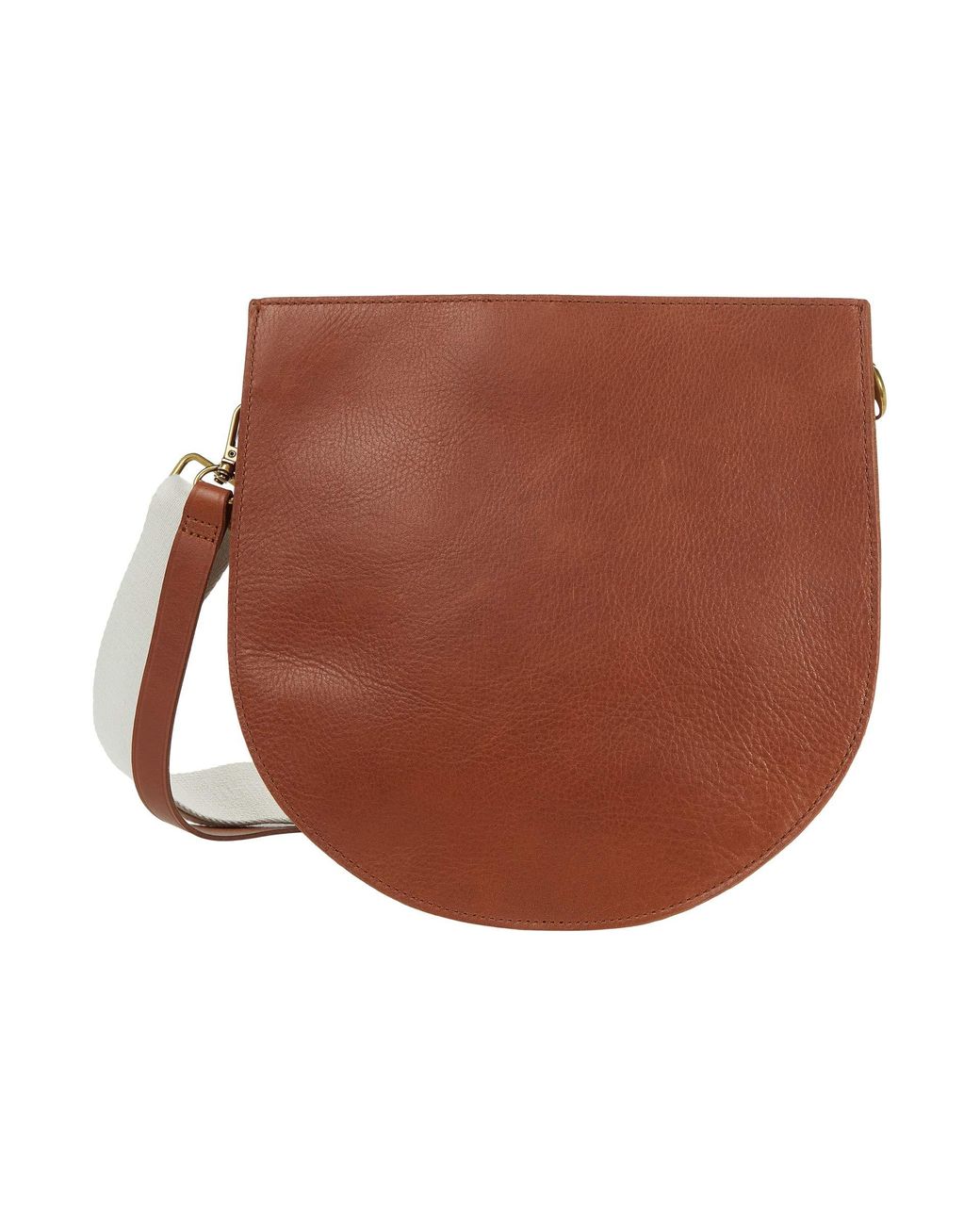 Madewell Leather The Transport Saddle Bag in Brown Lyst