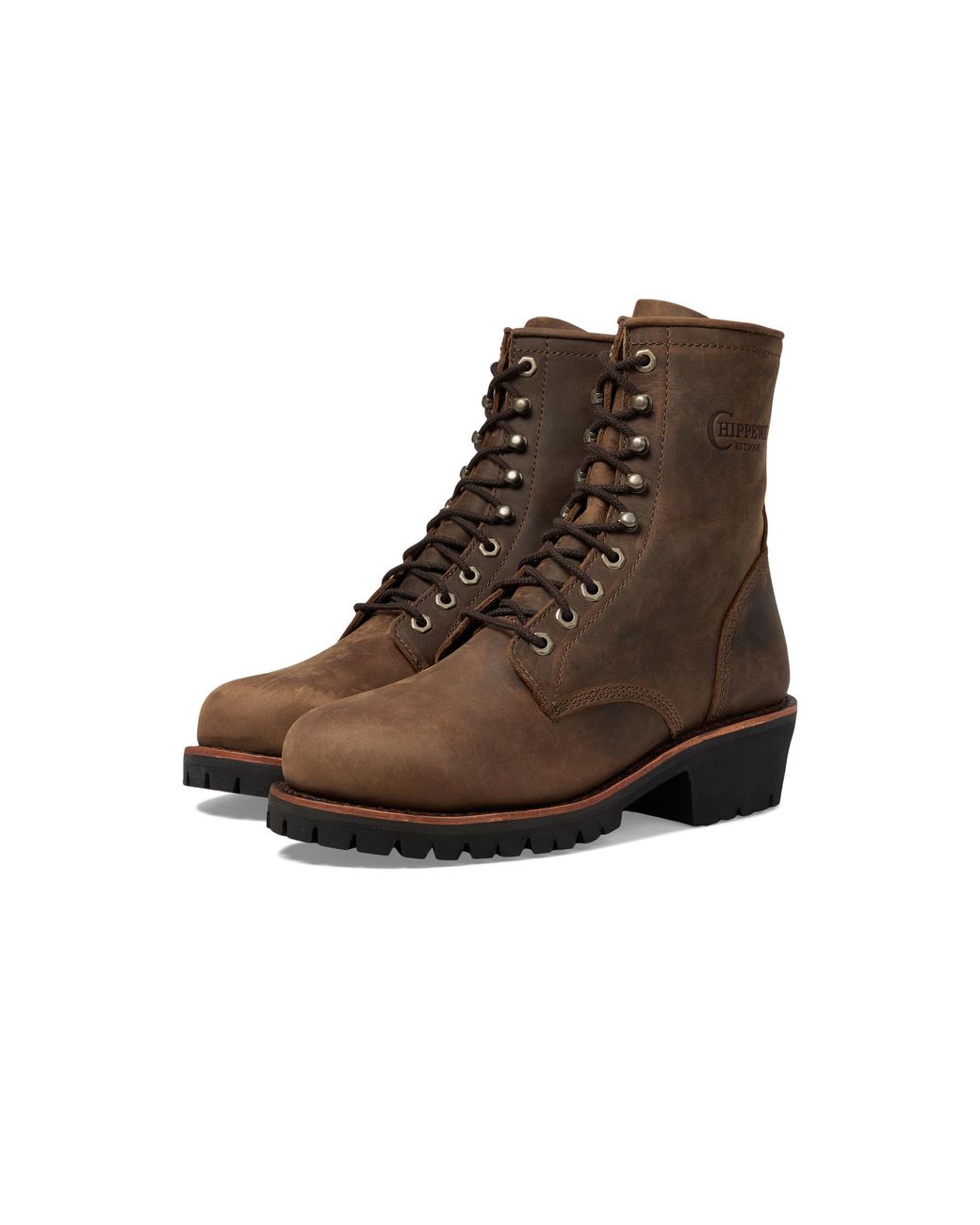 Chippewa 8 Classic 2.0 Wood Steel Toe Logger in Brown for Men | Lyst
