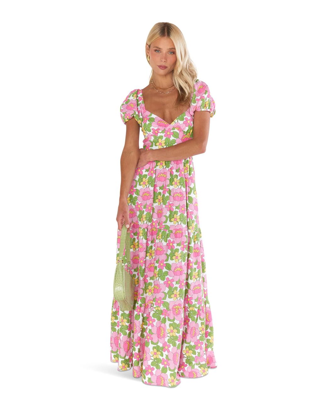 Show Me Your Mumu Cathy Maxi Dress in White | Lyst