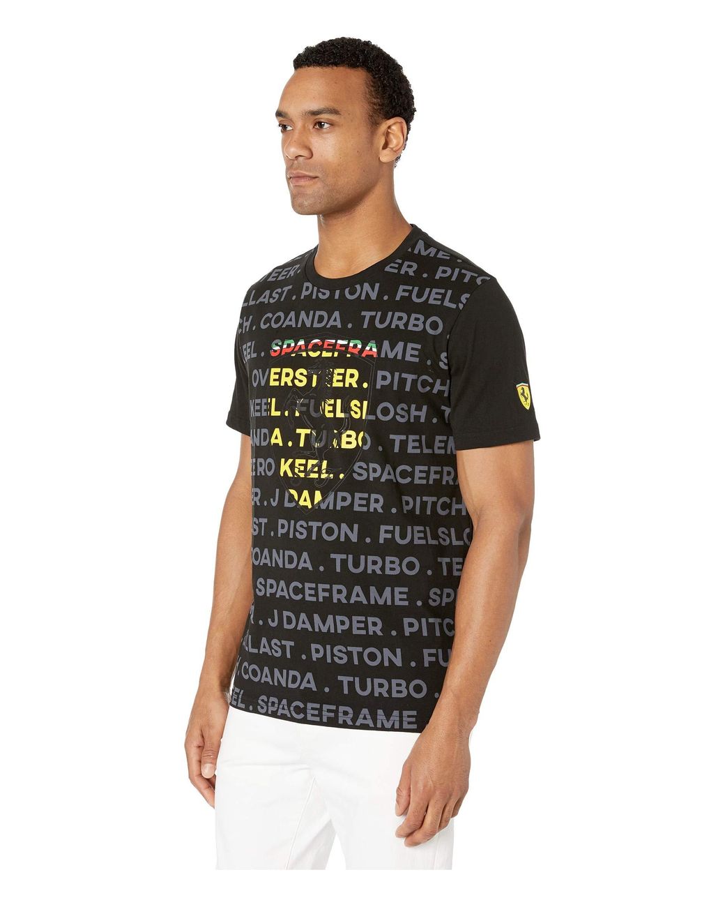 puma ferrari big shield tee