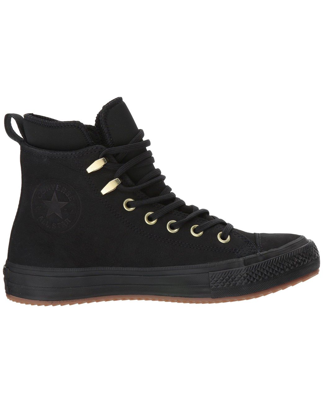 Converse Chuck Taylor® All Star® Waterproof Boot Nubuck Hi in Black | Lyst