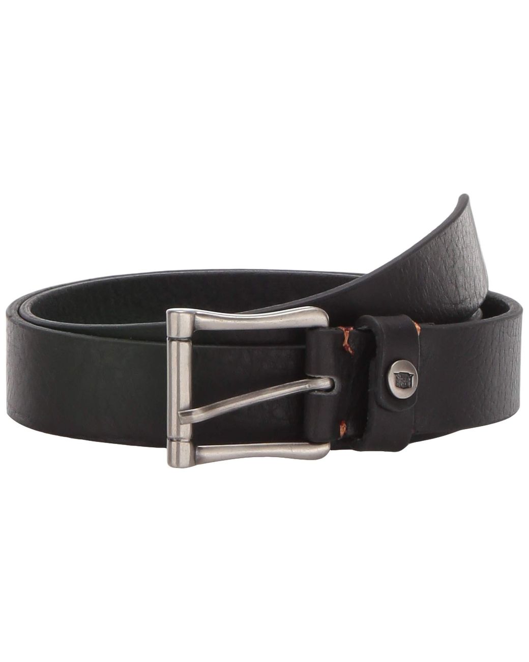 Florsheim Gilmore Saddle Leather Belt in Black for Men - Lyst