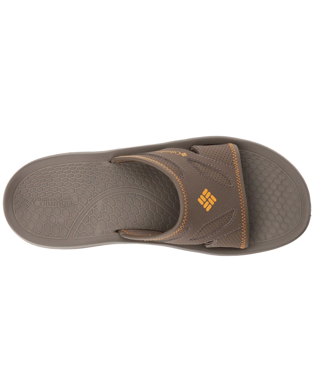 Columbia Suede Techsun Slide in Brown for Men | Lyst