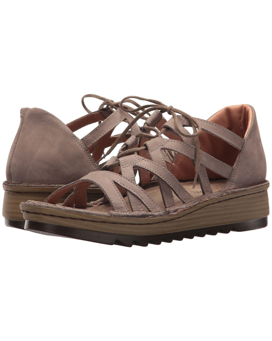 Naot Leather Yarrow in Gray - Lyst