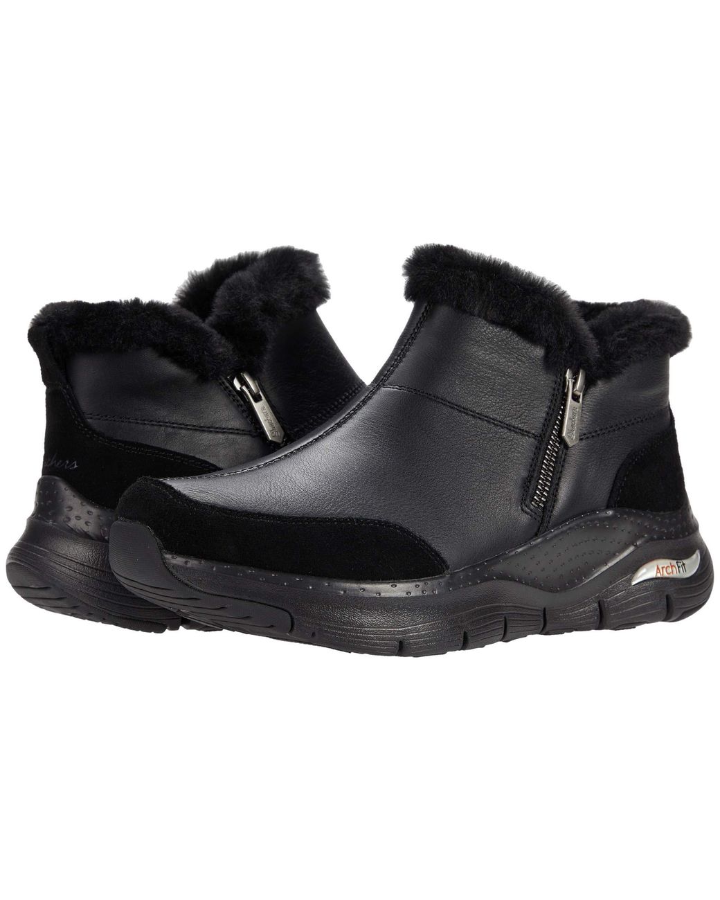 Skechers Leather Arch Fit Lasso - Classy Charmer in Black - Save 5% - Lyst