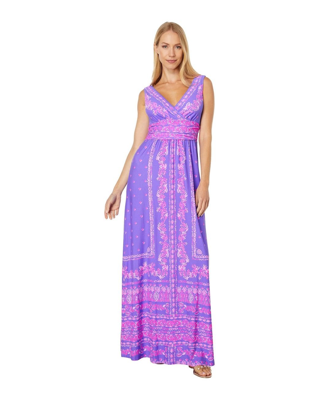 Lilly Pulitzer Margarita Maxi Dress in Purple | Lyst