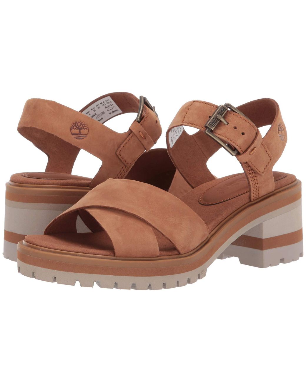 Sandals Violet Women's Brown Crossband Marsh j4ARqc35L