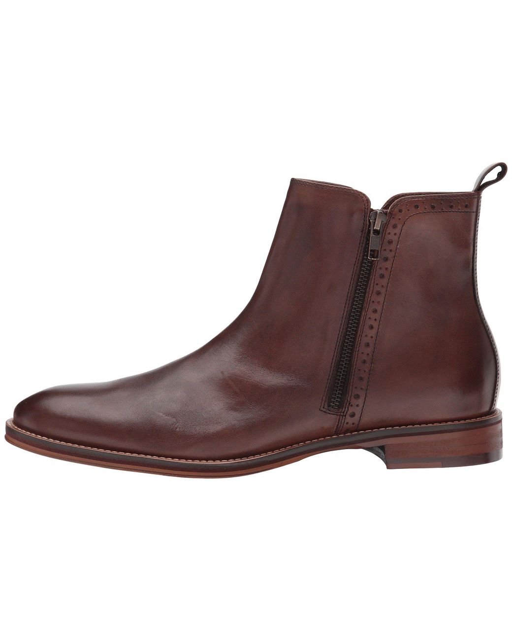 Johnston & Murphy Conard Causal Dress Double Zip Boot (mahogany Italian  Calfskin) Men's Boots in Brown | Lyst
