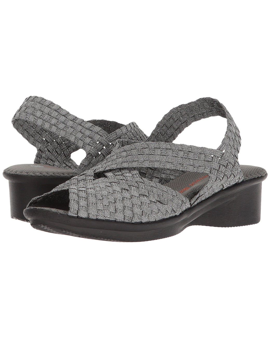 Women/'s Shoe Bernie Mev Kira Slingback Wedge Sandals NAVY  *New*