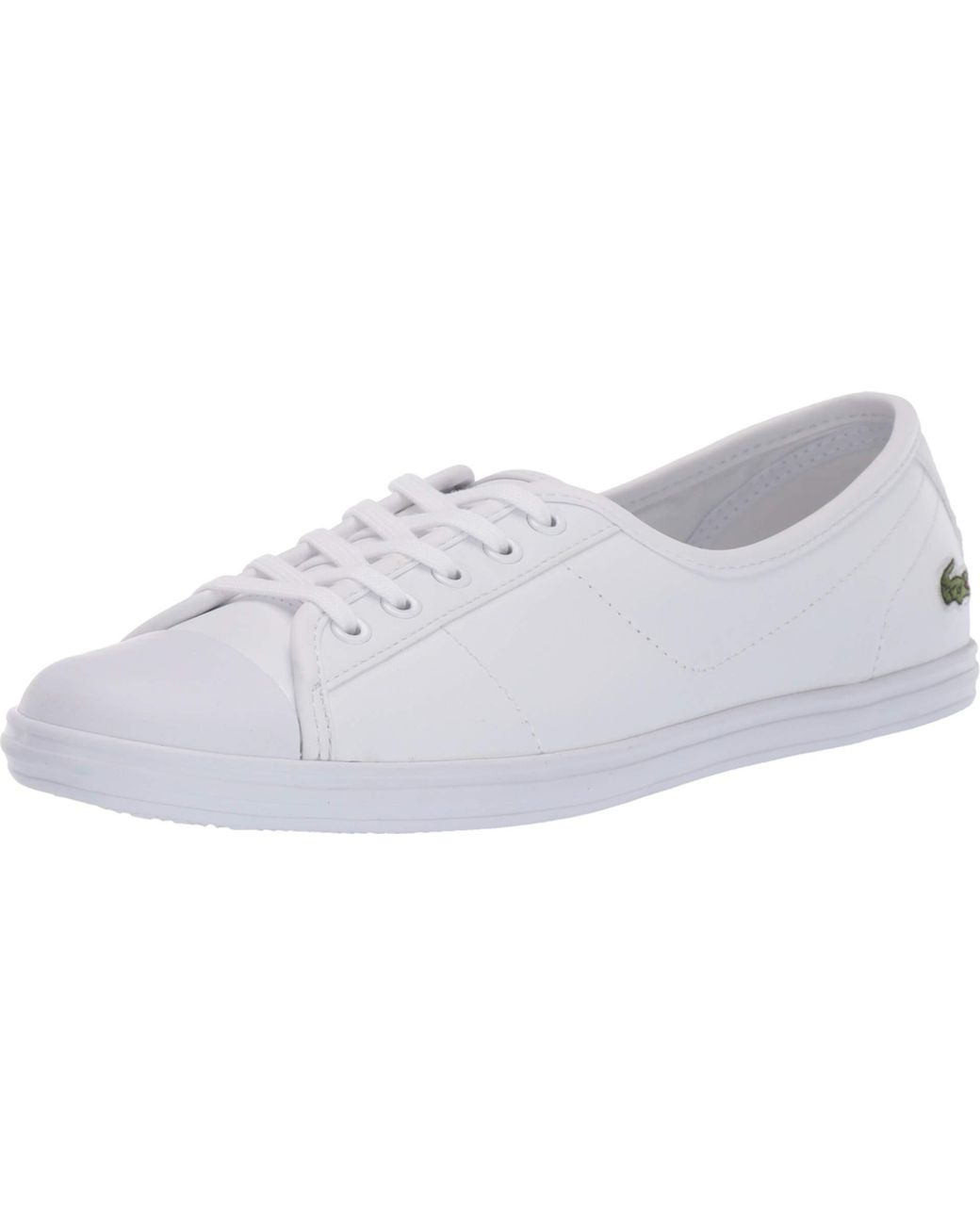 lacoste ziane leather white