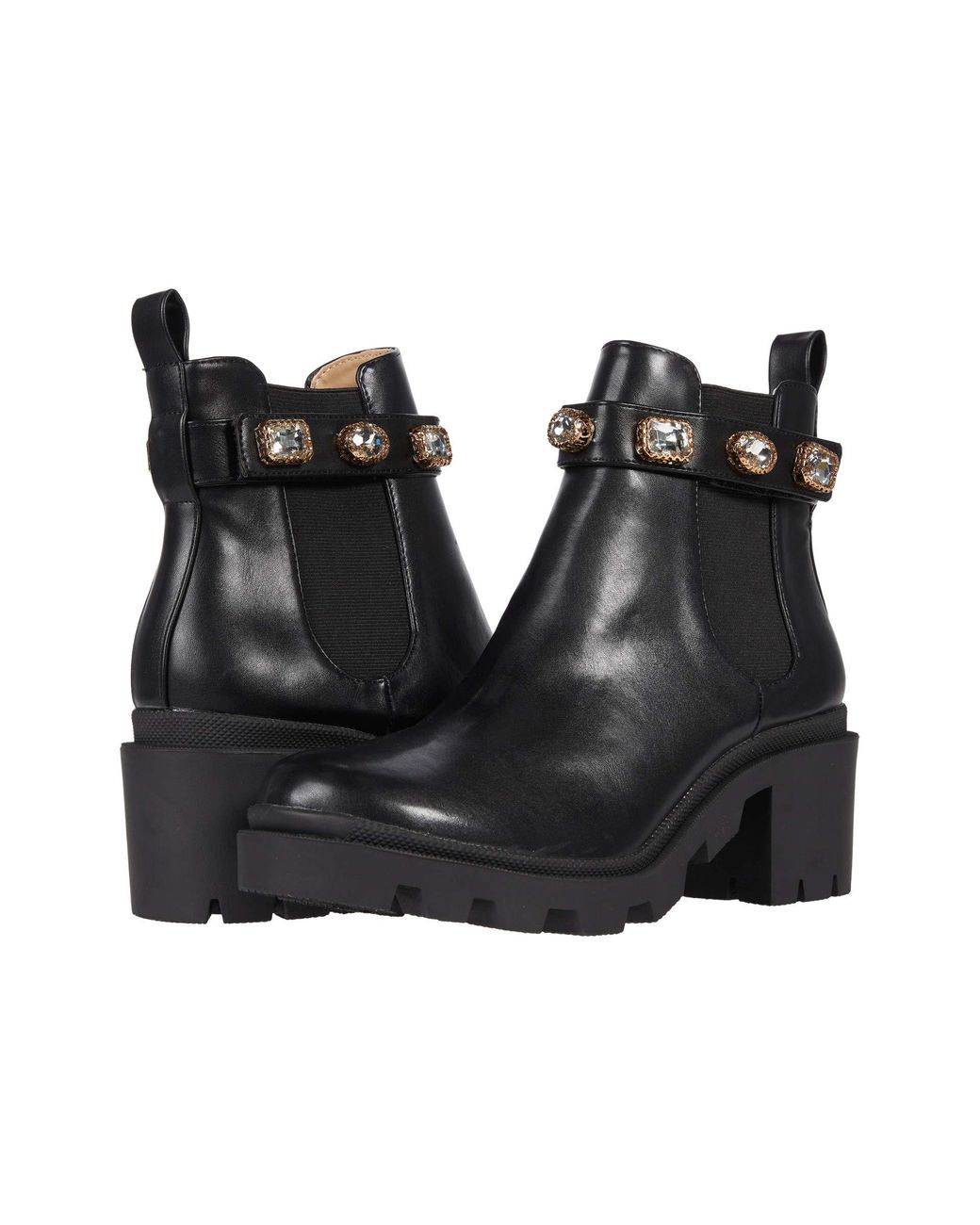 steve madden black amulet booties