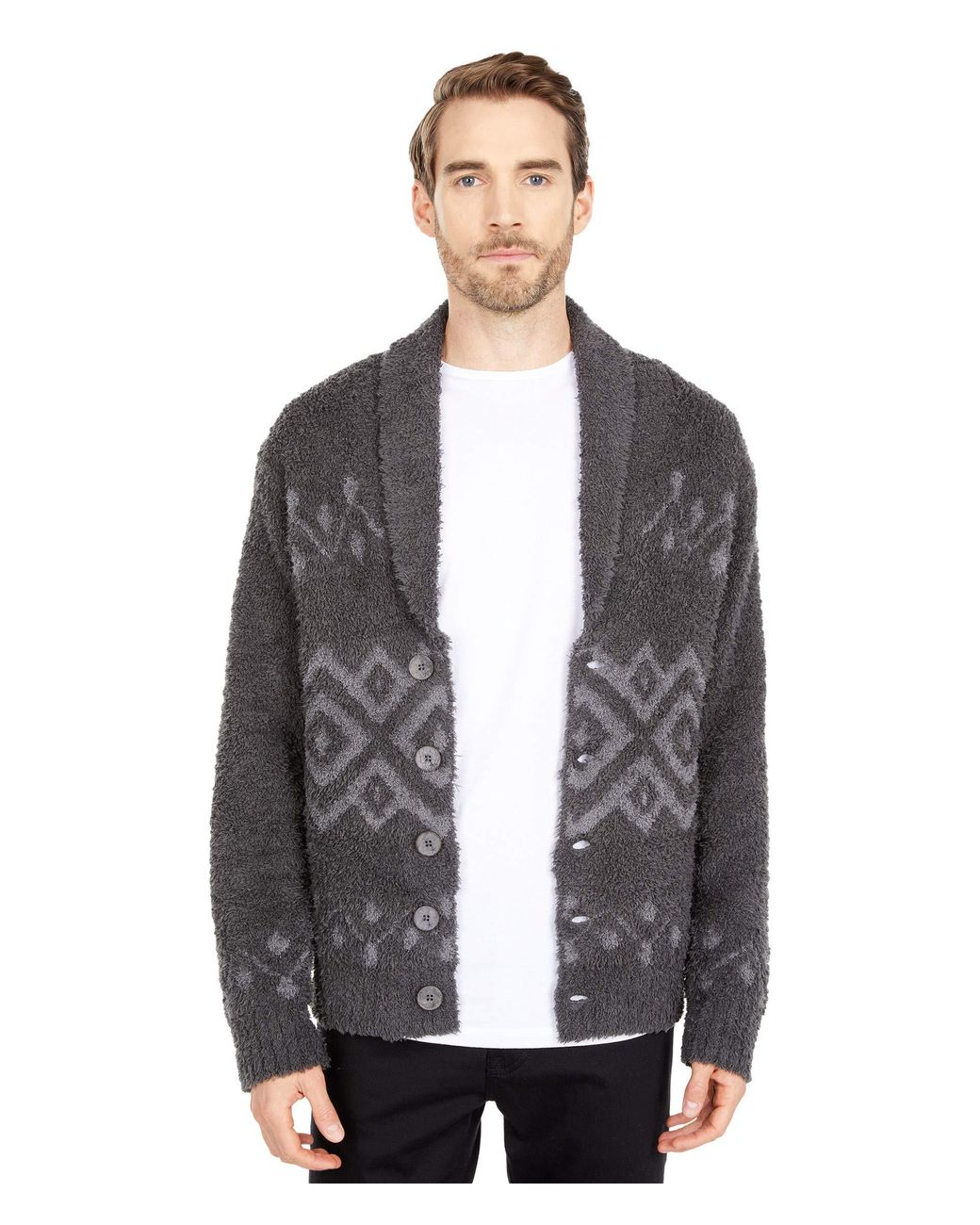 barefoot dreams aran cardigan
