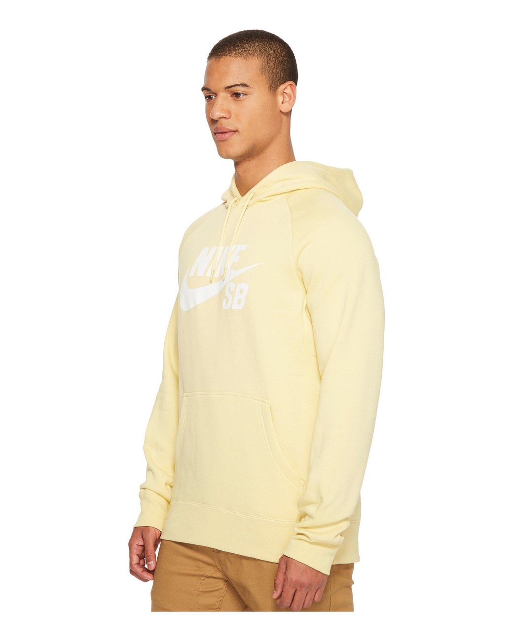 Nike Icon Hoodie in Yellow for Men | Lyst