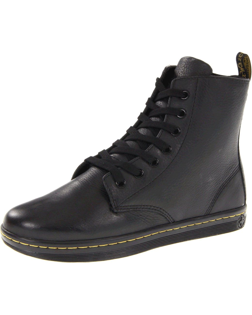 Dr. Martens Leyton 7-eye Boot in Black | Lyst