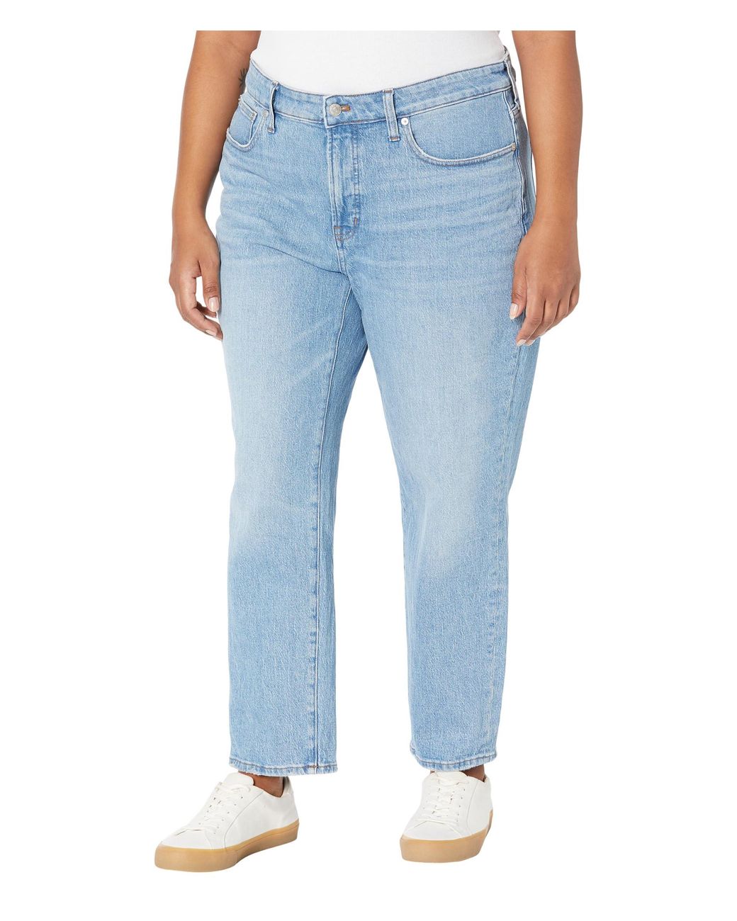 Madewell Normcore Perfect Vintage Straight Jeans with Deep Pockets in  Stanhill Wash