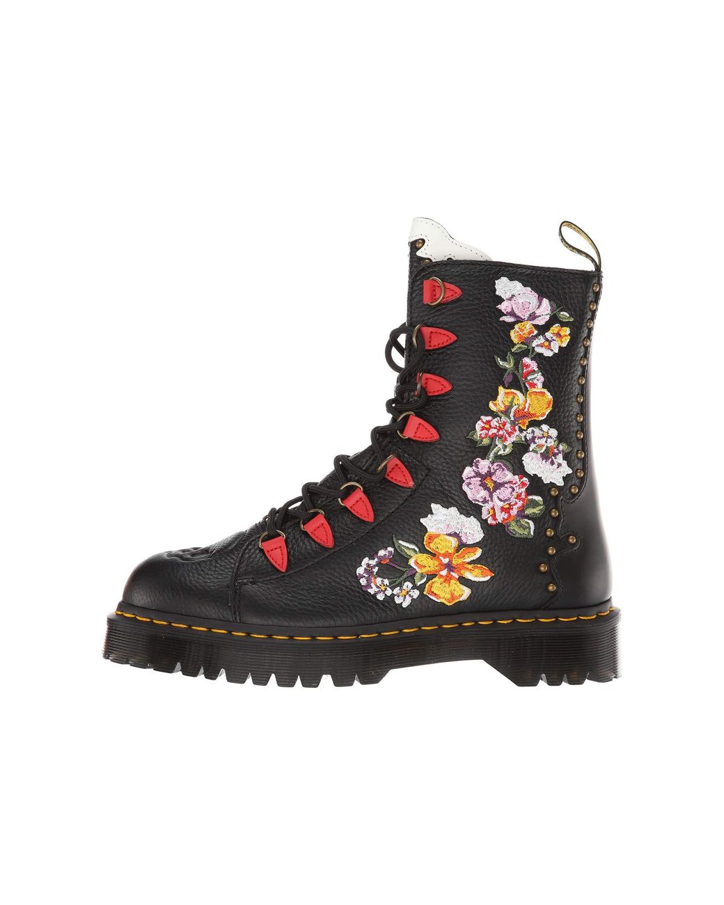Dr. Martens Nyberg Core Bex (black Aunt Sally/white Smooth/burnt Red Smooth/ black Smooth) Boots | Lyst