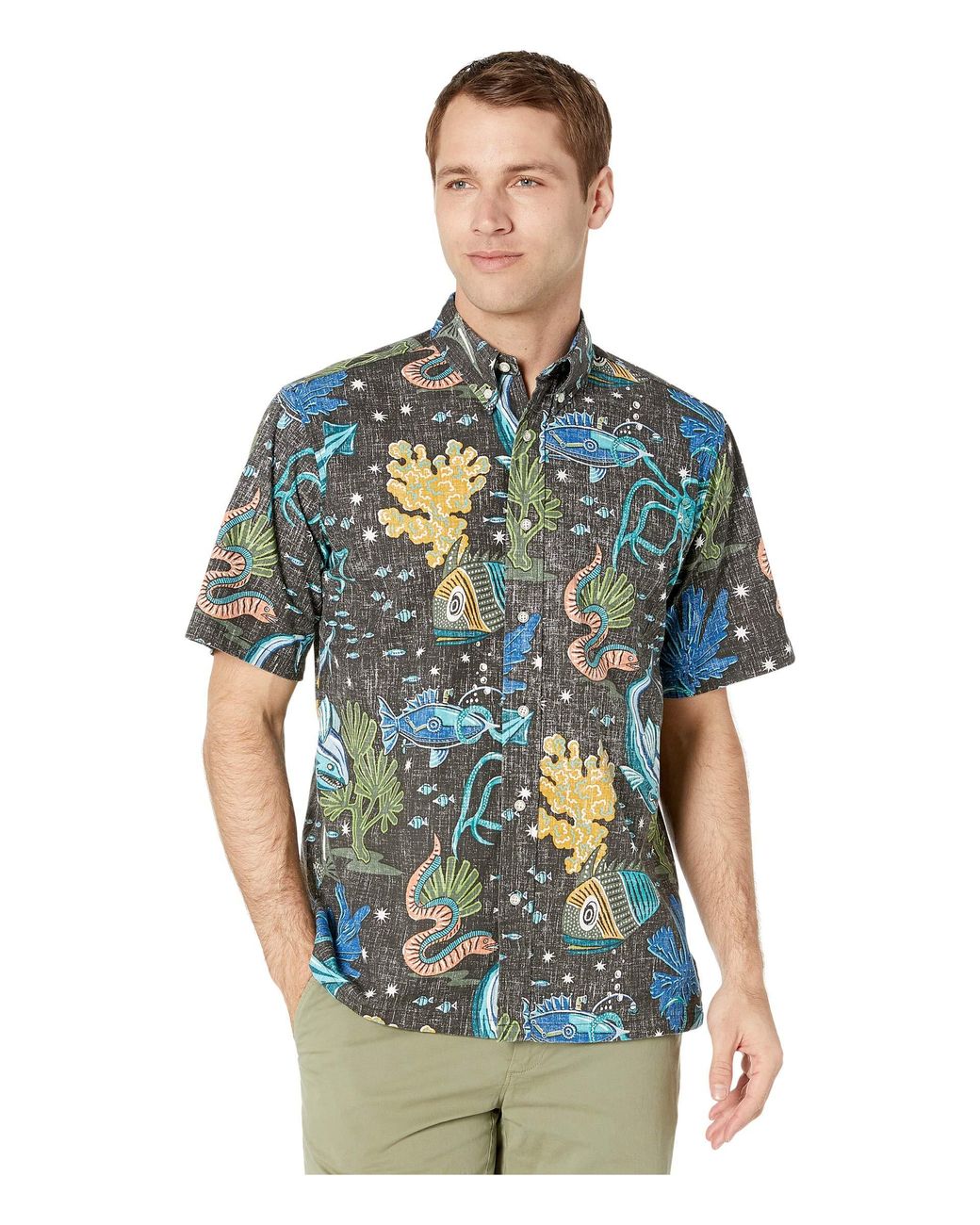 Reyn Spooner Cotton Deep Sea Jive 